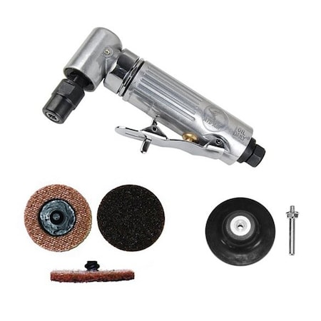 Atd Tools ATD 1/4-inch Mini Angle Air Die Grinder/Surface Conditioning Kit 21310